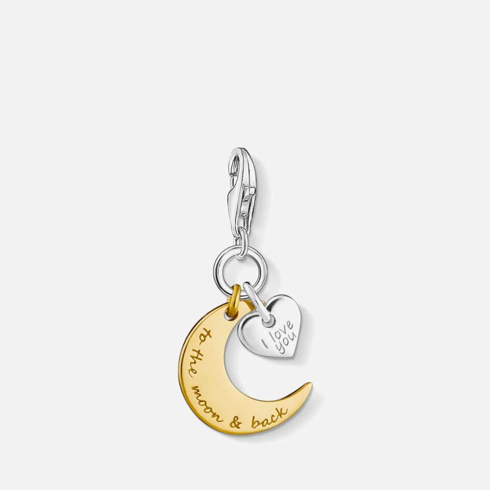 商品Thomas Sabo|Thomas Sabo Charm Club Charm Pendant I LOVE YOU TO THE MOON,价格¥320,第1张图片