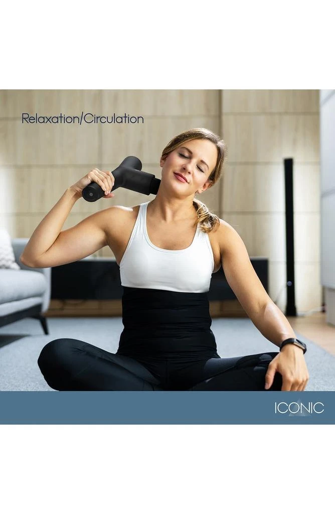 商品TZUMI|Iconic Massage Gun Handheld Deep Tissue Percussion Massager,价格¥412,第4张图片详细描述