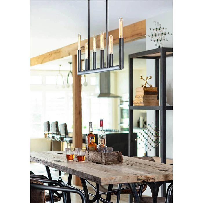 商品Regina Andrew|Wolfe Linear 6 Light Chandelier,价格¥5023,第2张图片详细描述