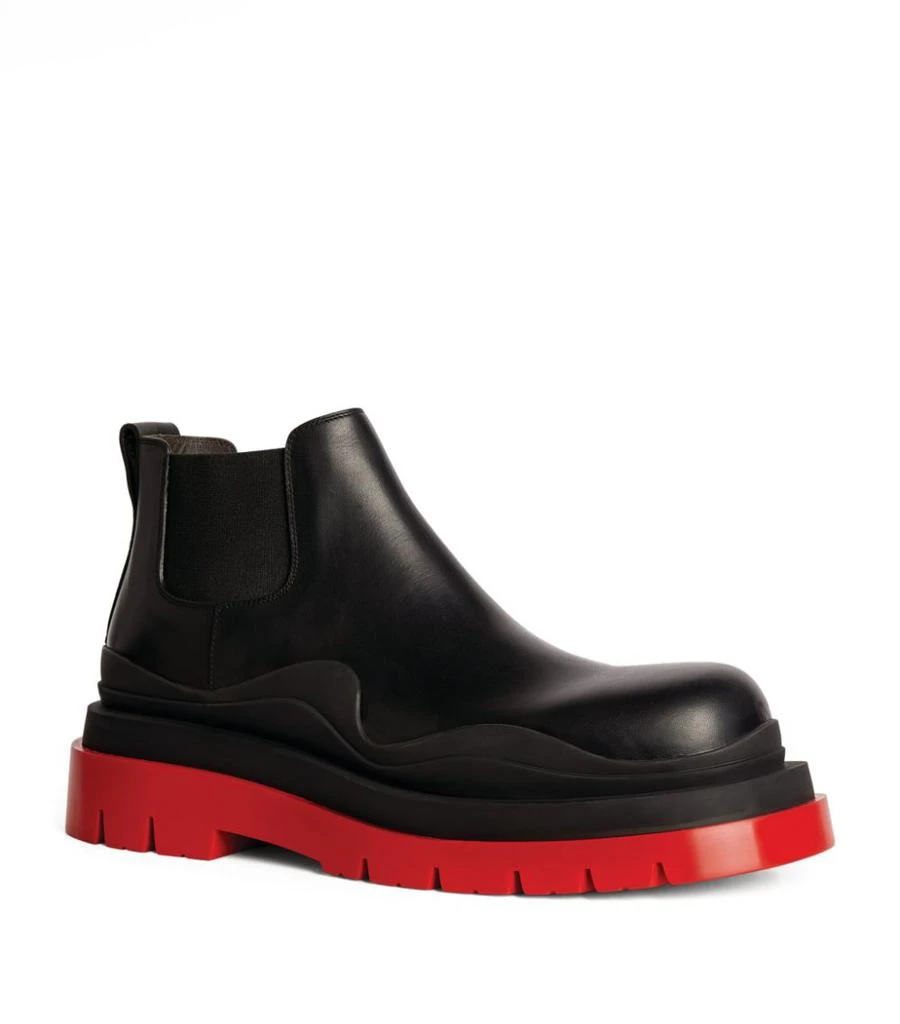 商品Bottega Veneta|Leather Tire Chelsea Boots,价格¥10049,第3张图片详细描述