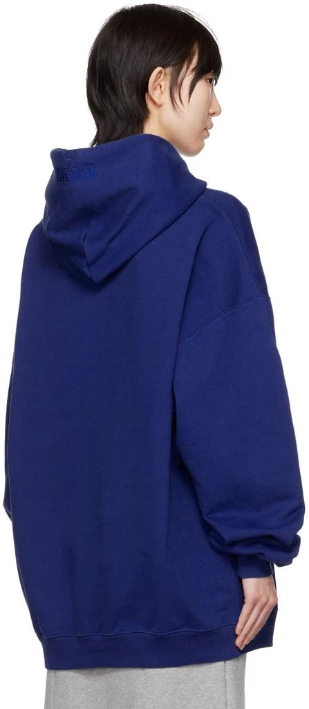 商品Vetements|蓝色刺绣连帽衫,价格¥2921,第3张图片详细描述