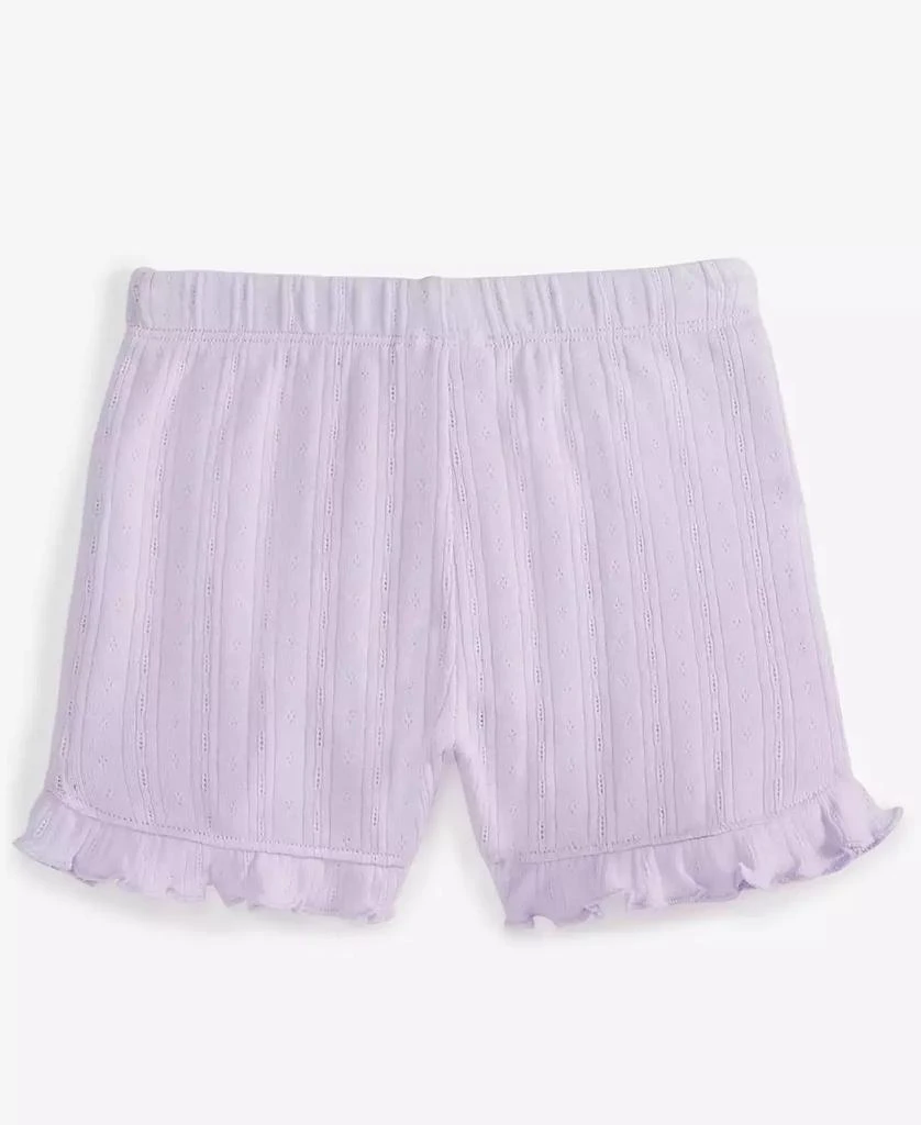 商品First Impressions|Baby Girls Mix and Match Pointelle Shorts, Exclusively at Macy's,价格¥22,第2张图片详细描述