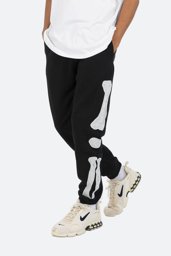 Skeleton Sweatpants - Black商品第2张图片规格展示