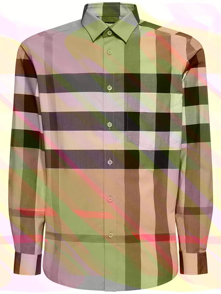 商品Burberry|Somerton Check Print Cotton Poplin Shirt,价格¥4934,第1张图片