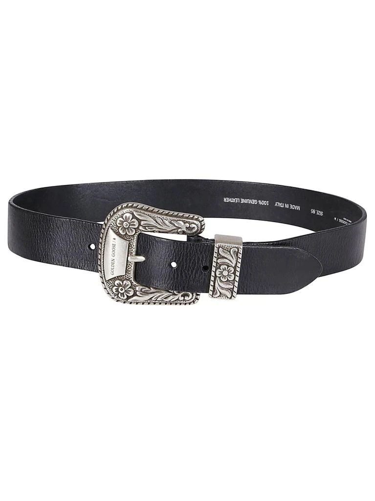 商品Golden Goose|Golden Goose Deluxe Brand Logo Plaque Buckle Belt,价格¥1906,第1张图片