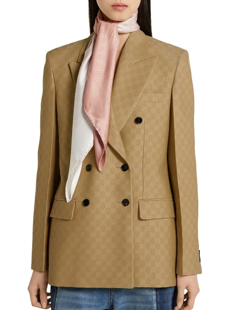 商品Gucci|GG SILK JACQUARD CARRÉ,价格¥4314,第2张图片详细描述