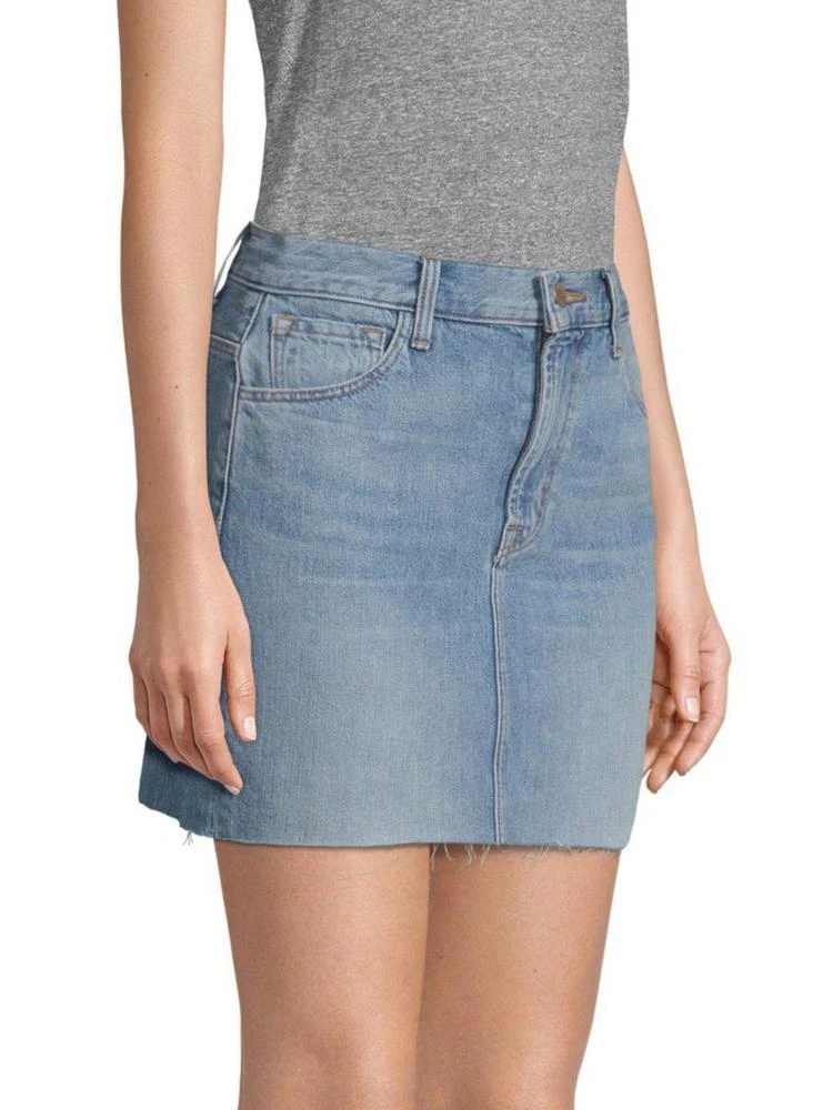 商品J Brand|Bonny Medium Wash Mini Denim Skirt,价格¥1692,第3张图片详细描述
