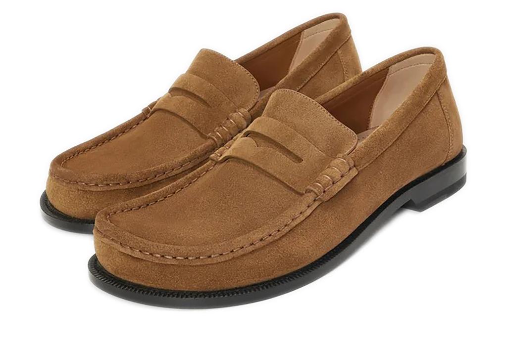【関税&送料込】Loewe Ivory Leather Campo Loafers Loewe Campo Leather Boat Loafers | Neiman Marcus