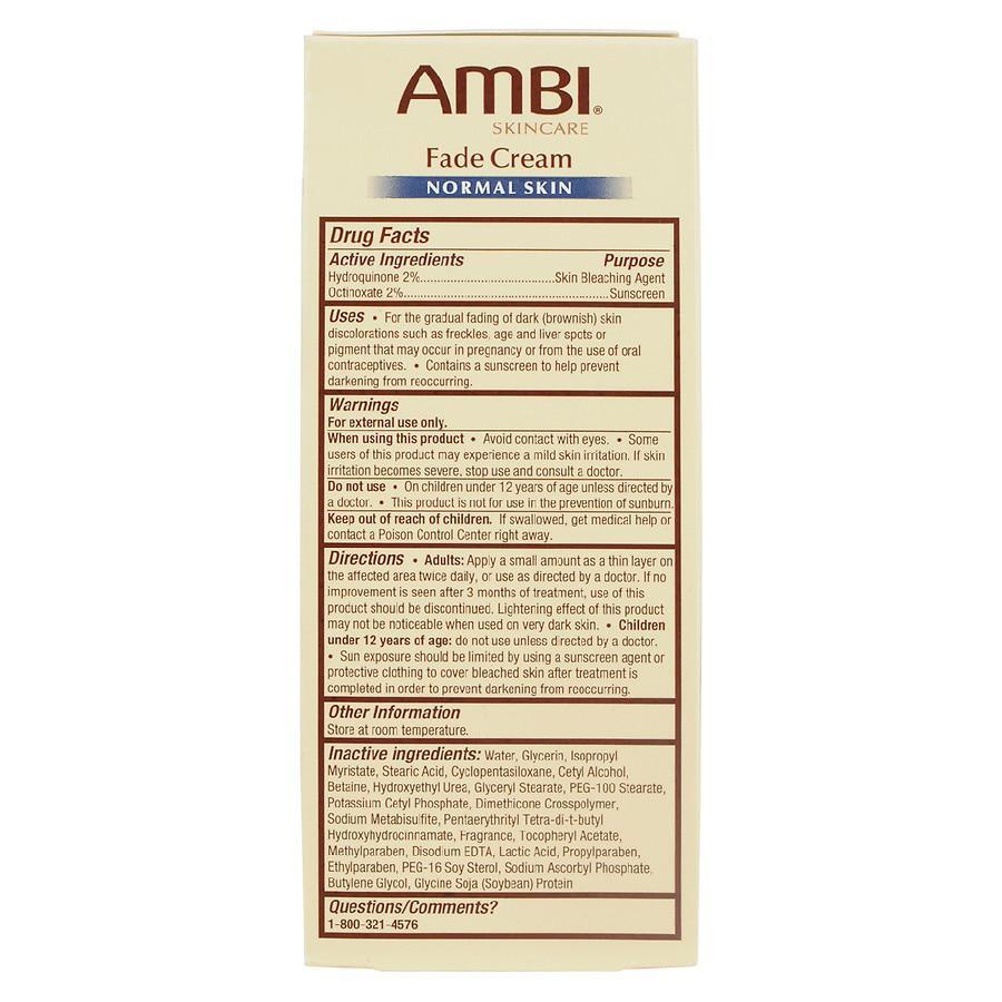 商品Ambi|Fade Cream For Normal Skin,价格¥54,第4张图片详细描述