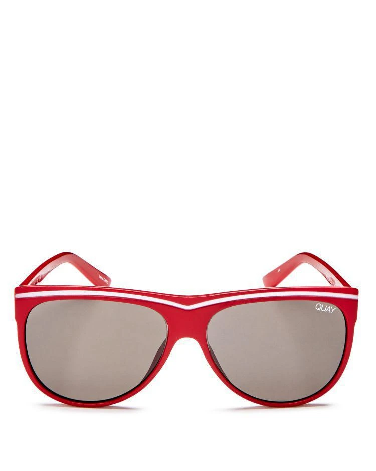 商品Quay|Women's Hollywood Nights Square Sunglasses, 55mm,价格¥445,第1张图片