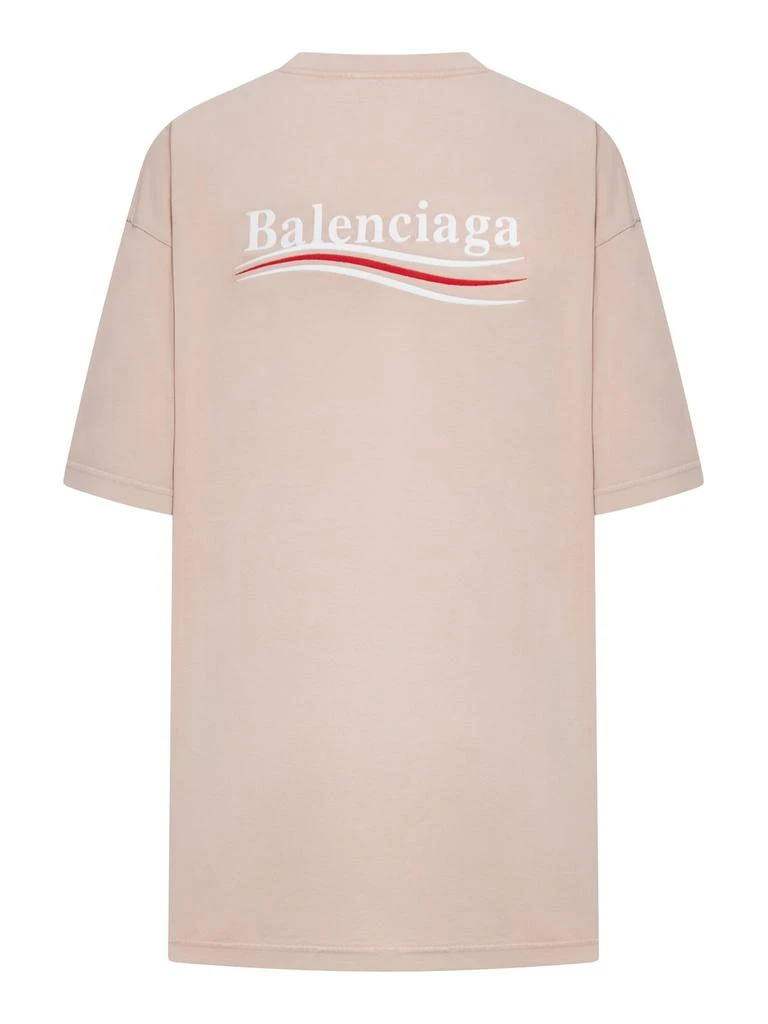 商品Balenciaga|Balenciaga Logo Embroidered Crewneck T-Shirt,价格¥3868,第2张图片详细描述