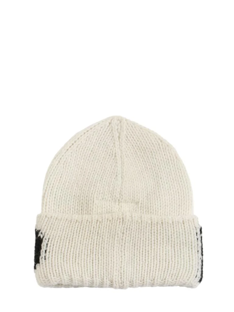 商品MM6|Logo Intarsia Wool Blend Beanie,价格¥378,第2张图片详细描述