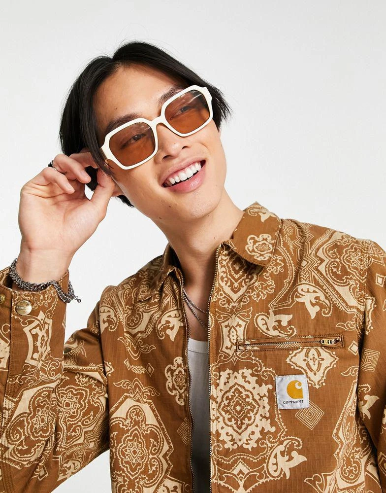 商品Carhartt WIP|Carhartt WIP Detroit paisley jacket in tan,价格¥1373,第3张图片详细描述