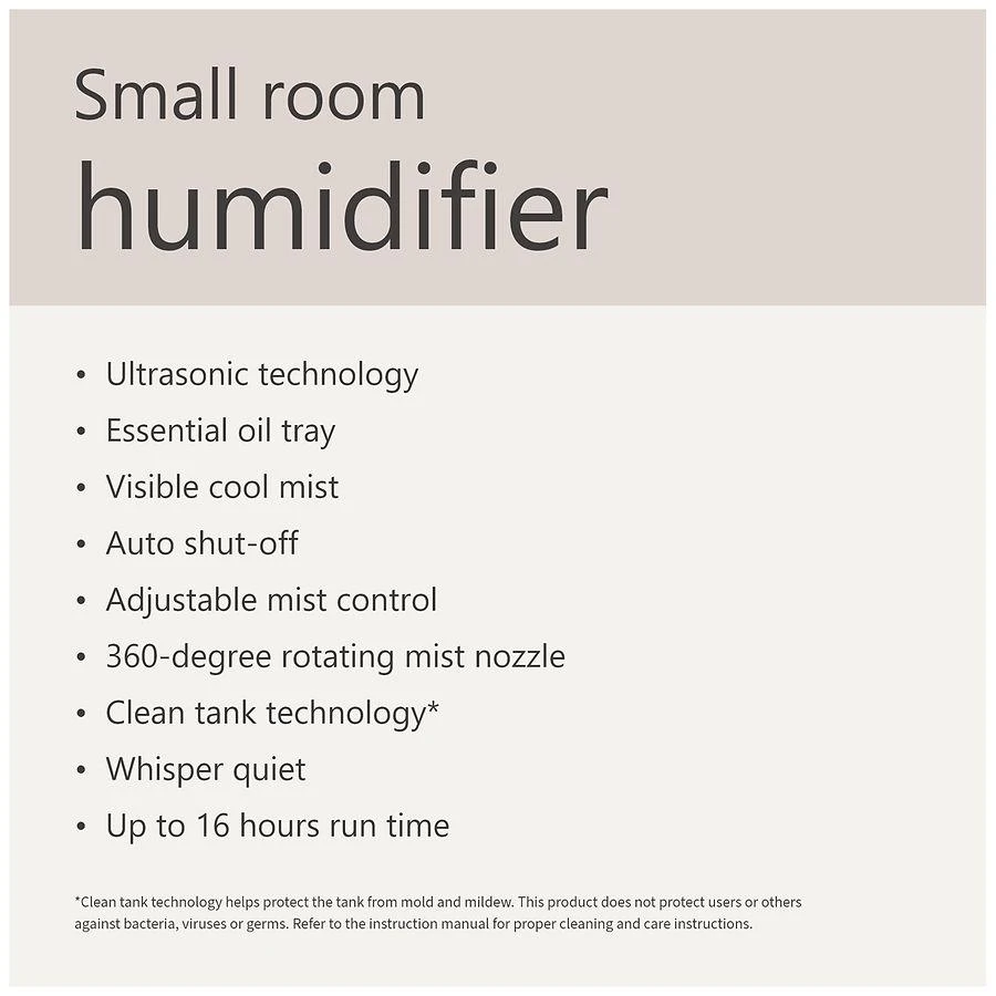 商品Walgreens|Small Room Humidifier,价格¥233,第5张图片详细描述