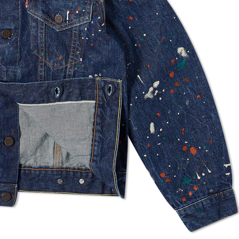 商品Levi's|END. x Levi'sÂ® 'Painted' Selvedge Trucker Jacket,价格¥2361,第4张图片详细描述