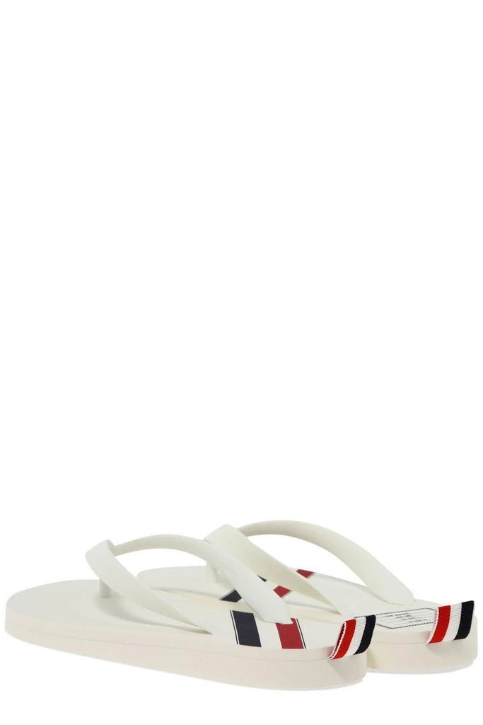 商品Thom Browne|Thom Browne RWB Striped Slip-On Flip Flops,价格¥1275,第4张图片详细描述