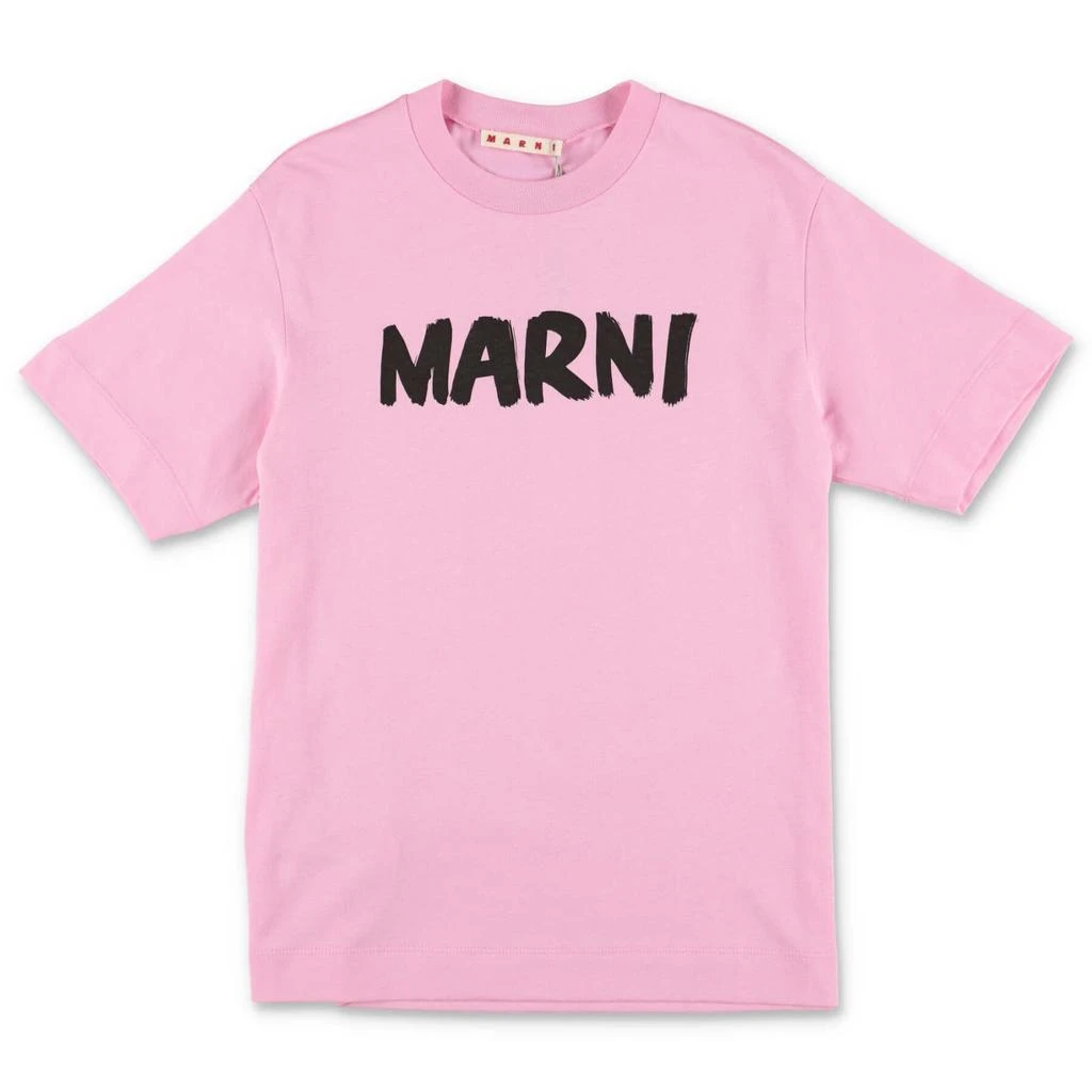商品Marni|Marni T-shirt Rosa In Jersey Di Cotone Bambina,价格¥701,第1张图片