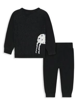 商品Andy & Evan|Baby Boy's 2-Piece Knit Holiday Dog Intarsia Sweater & Joggers Set,价格¥193,第2张图片详细描述