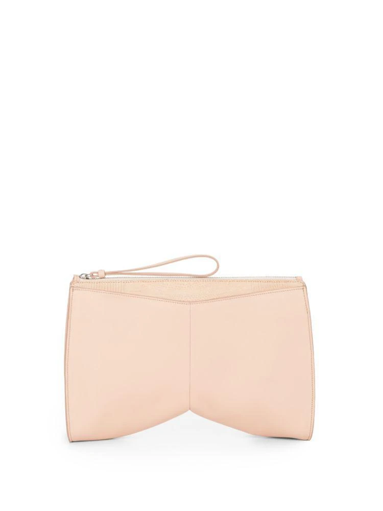 商品Narciso Rodriguez|Boomerang Mixed Leather Wristlet Tote,价格¥5205,第1张图片
