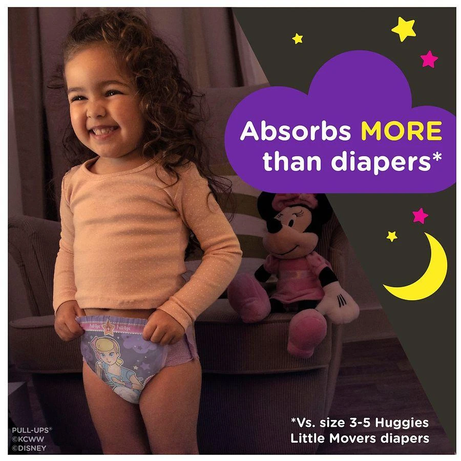 商品Huggies Pull-Ups|Girls' Night-Time Potty Training Pants Size 3T-4T,价格¥79,第2张图片详细描述