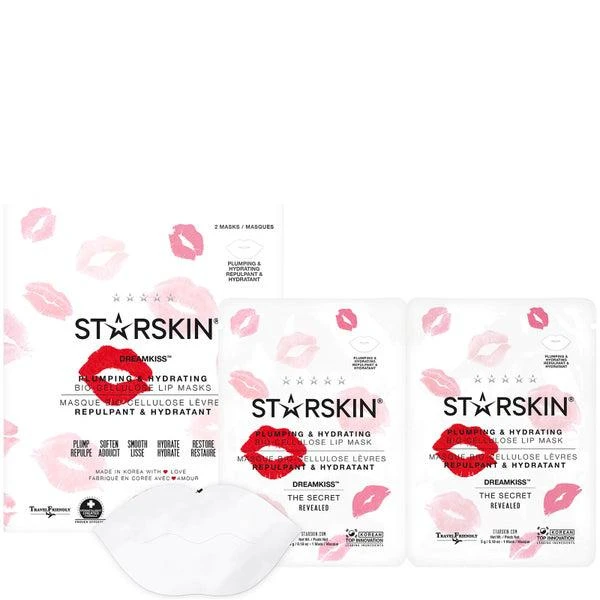 商品Starskin|STARSKIN Dreamkiss Plumping and Hydrating Bio-Cellulose Lip Mask 0.18 oz,价格¥82,第1张图片