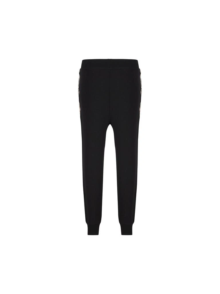 商品Burberry|Burberry Kids EKD Embroidered Checked Band Track Pants,价格¥1735,第2张图片详细描述