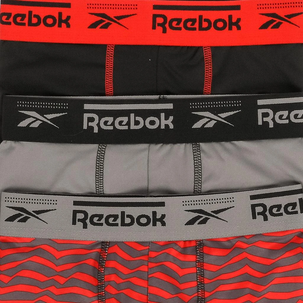 Reebok Boy's 3 Pack Long Leg Boxer Briefs 商品