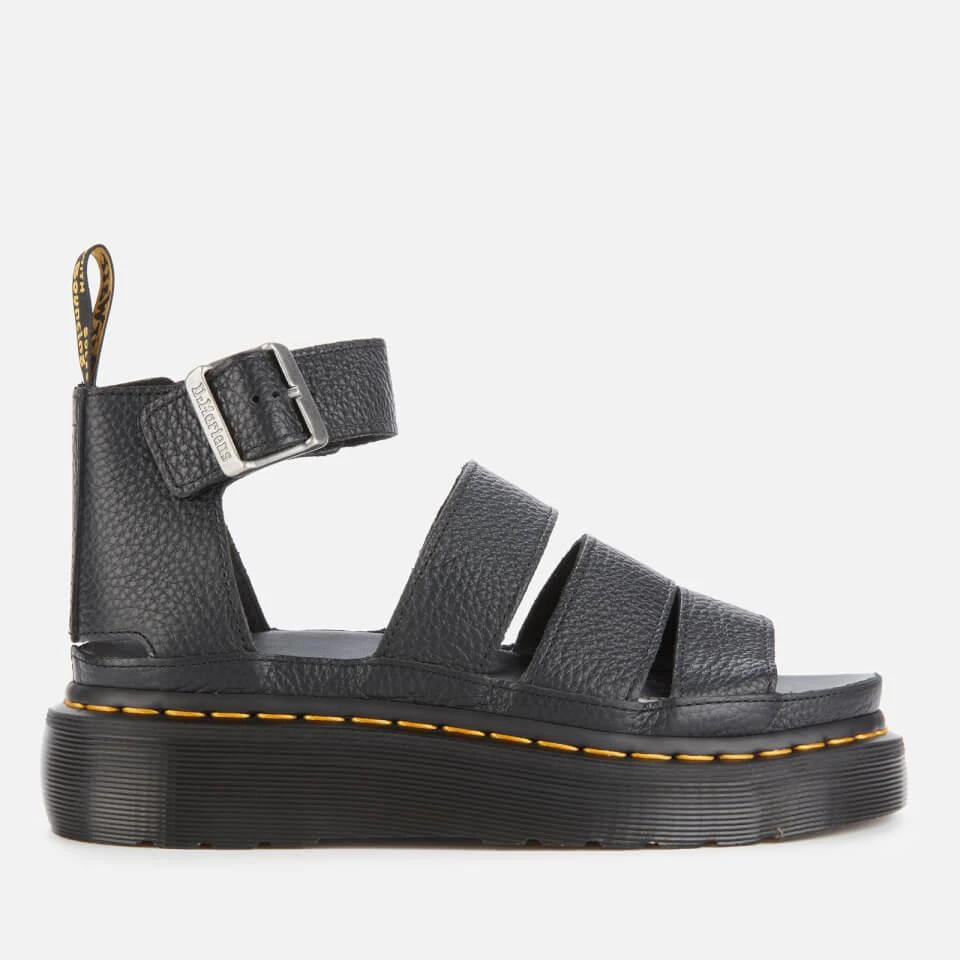 商品Dr. Martens|DR. MARTENS WOMEN'S CLARISSA II QUAD LEATHER SANDALS - BLACK,价格¥1458,第1张图片