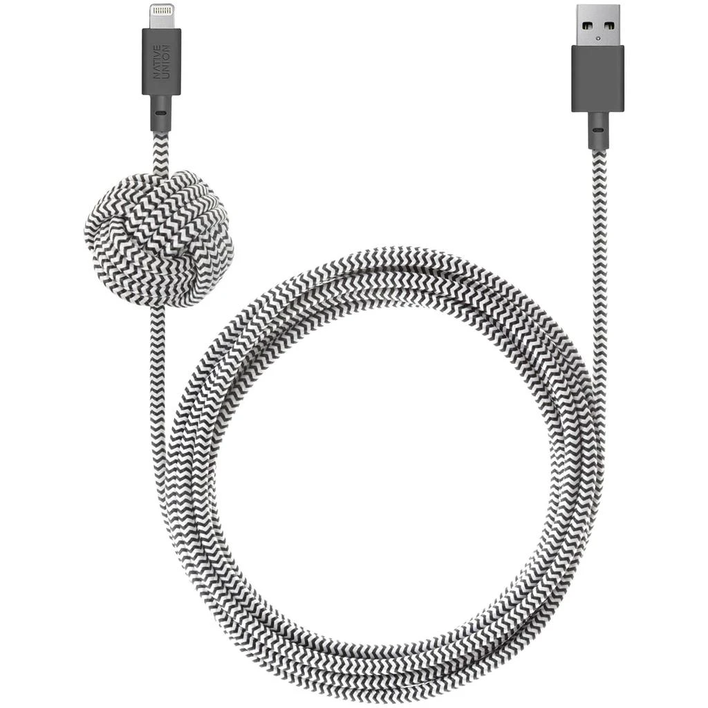 商品Native Union|Native Union Night Cable - Zebra,价格¥232,第1张图片