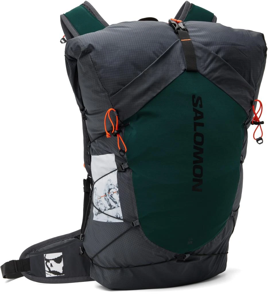 商品GR10K|Gray & Green Salomon Edition XA 35 Vassal Backpack,价格¥1067,第2张图片详细描述