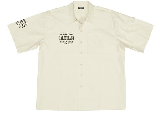 商品Balenciaga|PROPERTY口袋短袖衬衫,价格¥7805,第1张图片