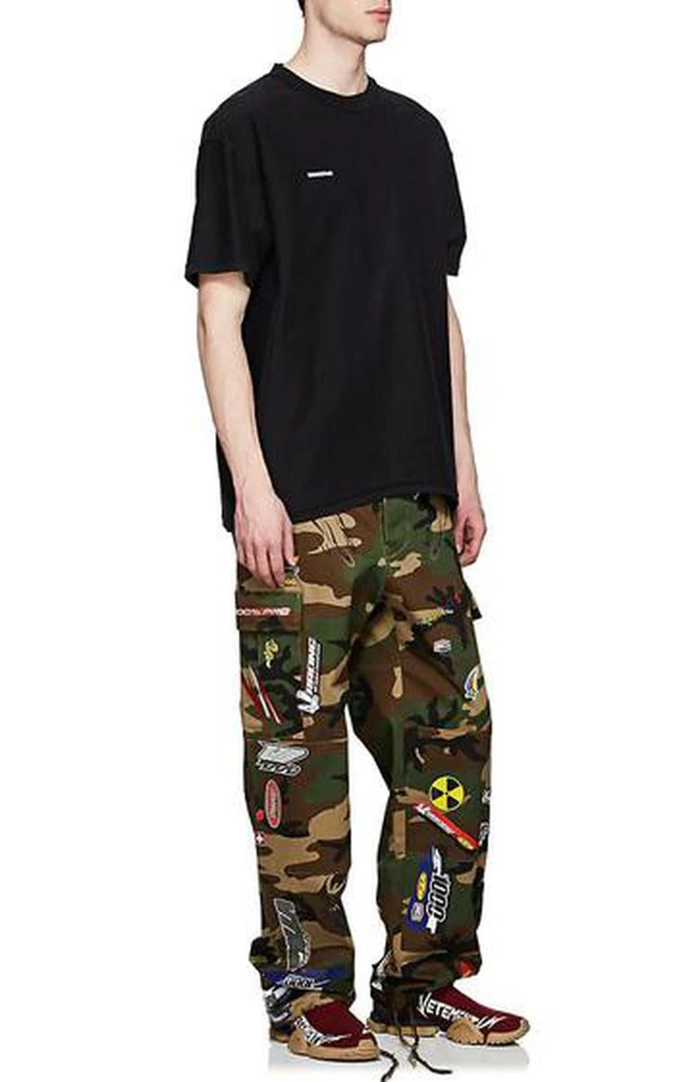 商品Vetements|Logo Cotton Oversized Inside-Out T恤,价格¥1711,第2张图片详细描述