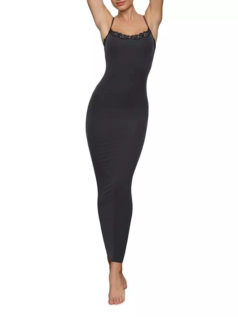 商品SKIMS|Fits Everybody Lace Long Slip Dress,价格¥618,第2张图片详细描述