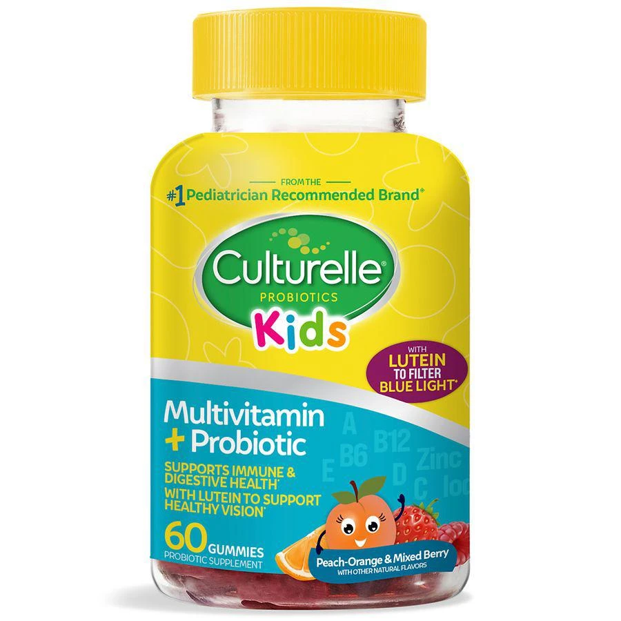 商品Culturelle|Kids Multivitamin + Probiotic Peach-Orange & Mixed Berry,价格¥200,第1张图片