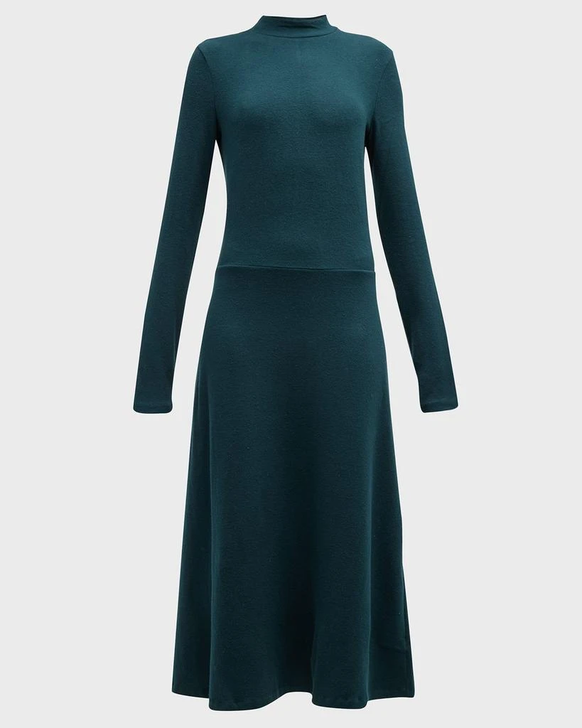 商品Vince|Long-Sleeve Mock-Neck Midi Knit Dress,价格¥1876,第3张图片详细描述