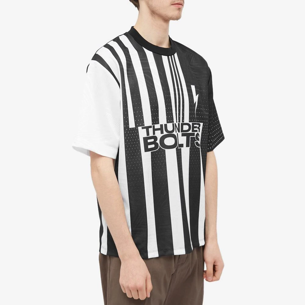 商品Neil Barrett|Neil Barrett Multistripe Thunderbolt Football T-Shirt,价格¥882,第2张图片详细描述