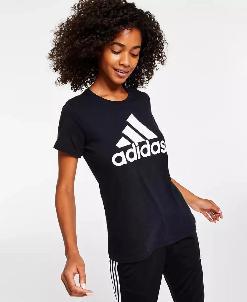 商品Adidas|Women's Essentials Logo Cotton T-Shirt, XS-4X,价格¥141,第2张图片详细描述