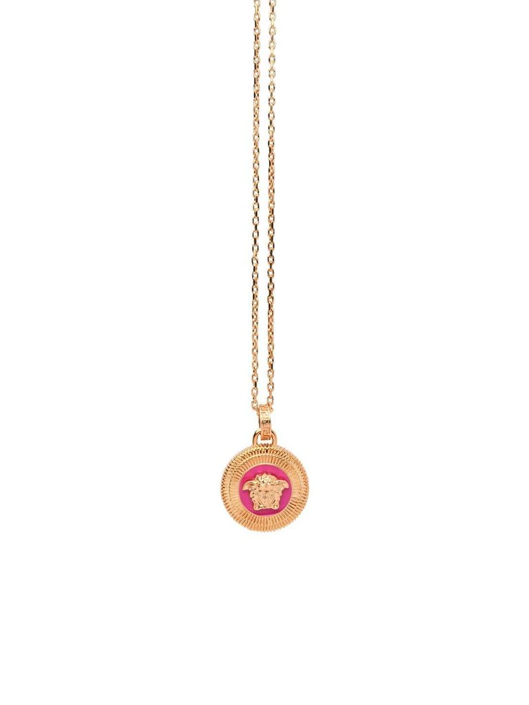 商品Versace|Versace Logo Plaque Chained Necklace,价格¥2149,第3张图片详细描述