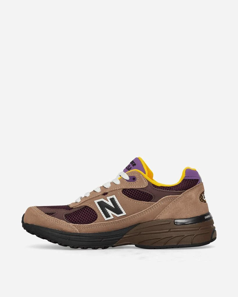 商品New Balance|Made in USA 993 Sneakers Mushroom / Midnight Violet,价格¥1038,第3张图片详细描述