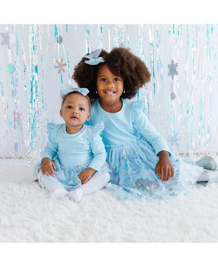 商品Sweet Wink|Girls' Snow Princess Iridescent Long Sleeve Tutu Dress - Little Kid, Big Kid,价格¥364,第3张图片详细描述