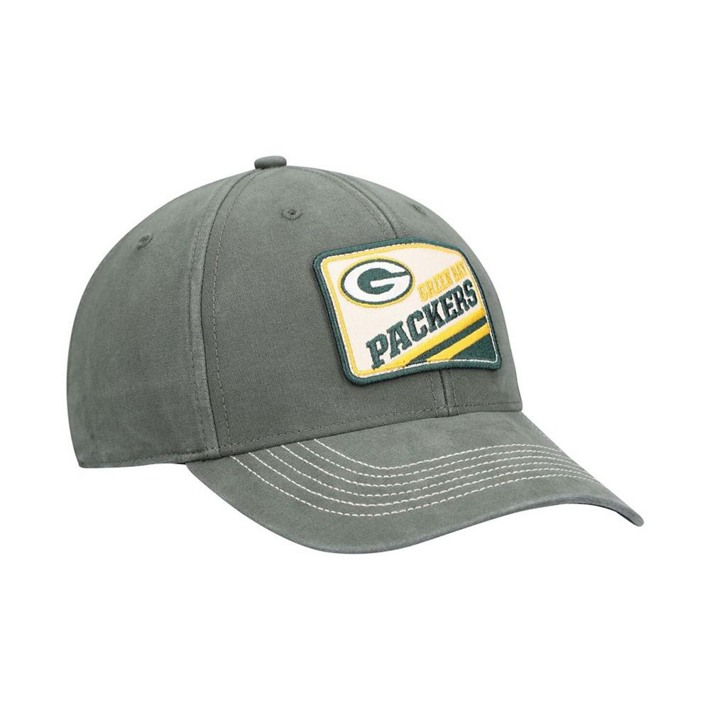 Men's Green Green Bay Packers Upland MVP Logo Adjustable Hat商品第4张图片规格展示