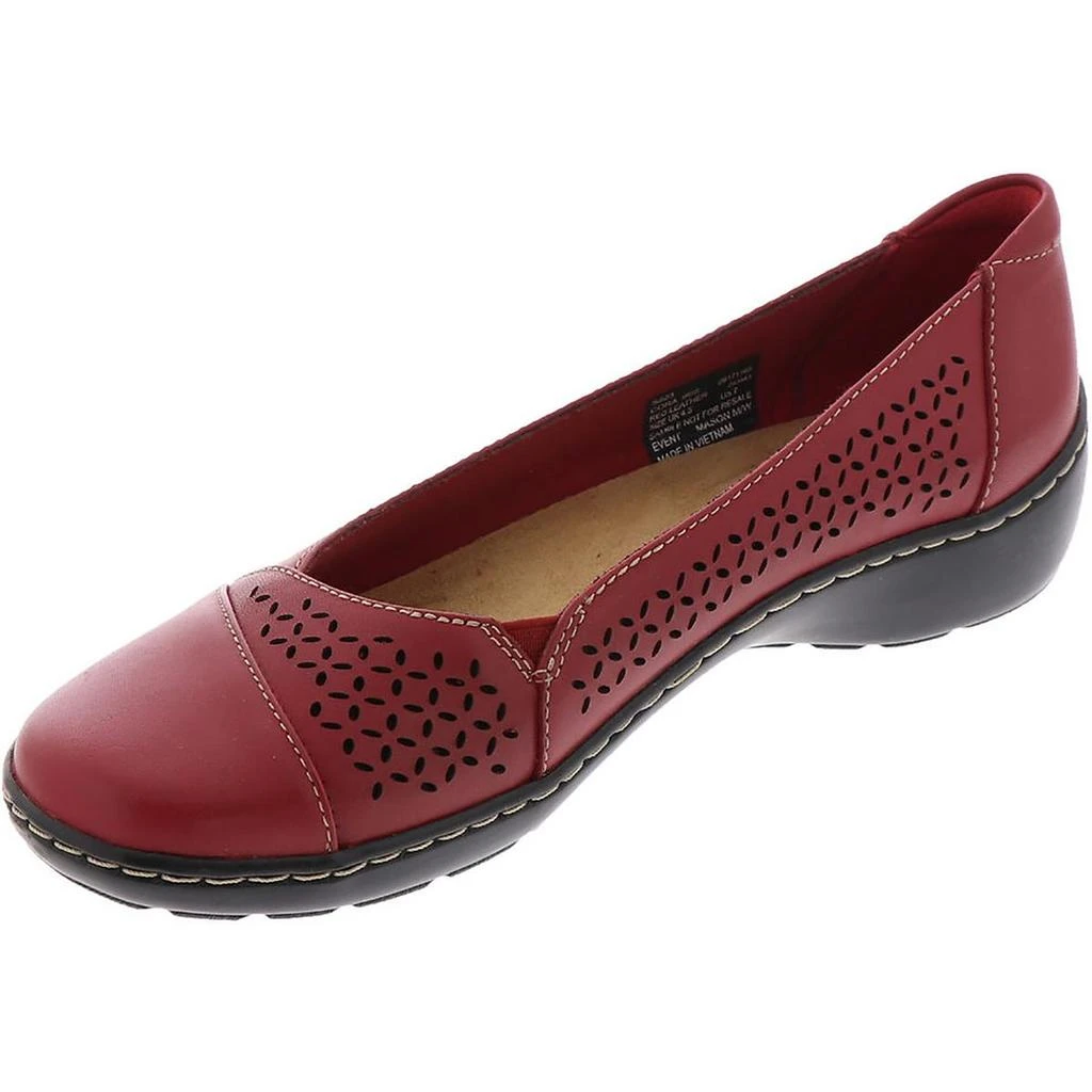 商品Clarks|Cora Iris Womens Leather Slip On Loafers,价格¥662,第2张图片详细描述