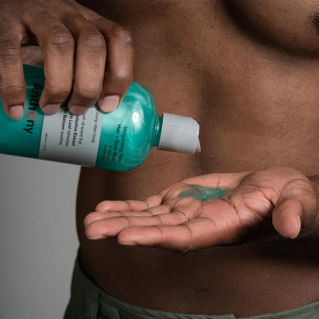 商品Anthony|Anthony Invigorating Rush Hair and Body Wash 355ml,价格¥113,第3张图片详细描述