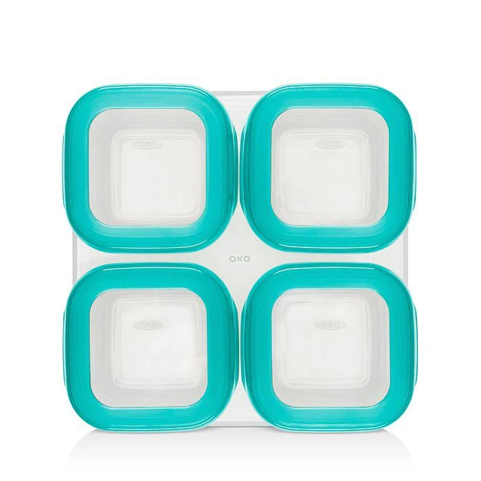 商品OXO|Tot 4-Piece Baby Blocks Freezer Storage Containers,价格¥90,第4张图片详细描述