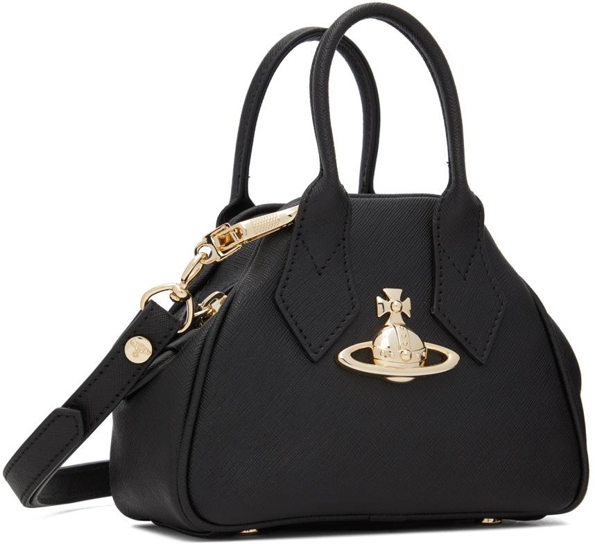 Black Mini Yasmine Top Handle Bag商品第2张图片规格展示