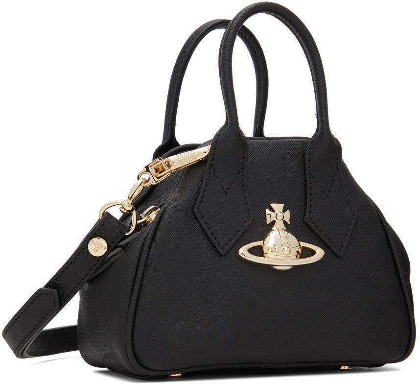 商品Vivienne Westwood|Black Mini Yasmine Top Handle Bag,价格¥2232,第4张图片详细描述