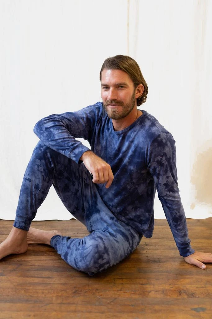商品Leveret|Ombre Long Sleeve Top & Pants Pajama 2-Piece Set,价格¥378,第5张图片详细描述