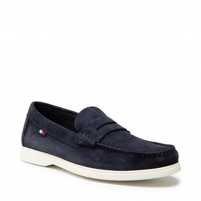 商品Tommy Hilfiger|Tommy Hilfigersustainable Loafer Shoe FM0FM03603 Desert Sky DW5-47%,价格¥1426,第1张图片