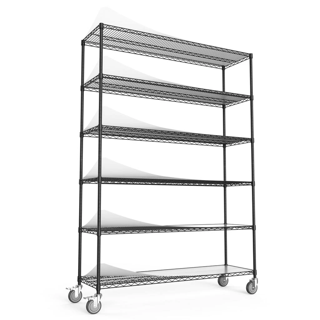 商品Simplie Fun|6 Tier Wire Shelving Unit,价格¥3908,第5张图片详细描述