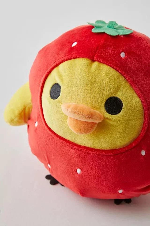 商品Urban Outfitters|Rilakkuma Strawberry Series Kiiroitori Plushie,价格¥271,第4张图片详细描述
